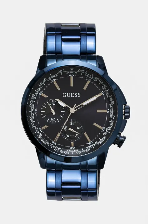 Ura Guess moška, mornarsko modra barva, GW0490G4