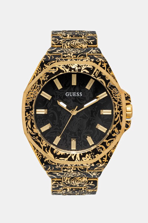 Guess ceas barbati, culoarea auriu, GW0700G1
