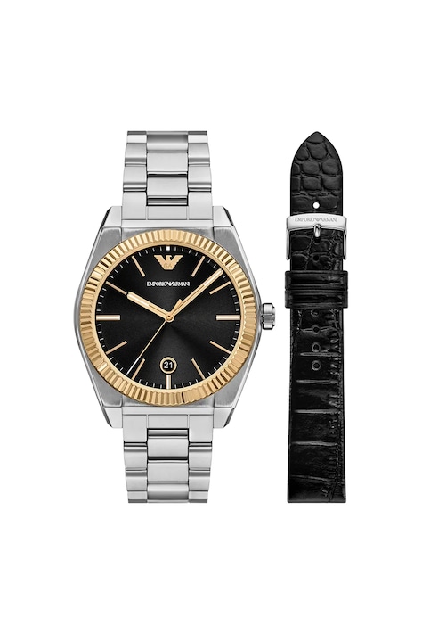 Годинник Emporio Armani FEDERICO чоловічий колір срібний AR80077SET