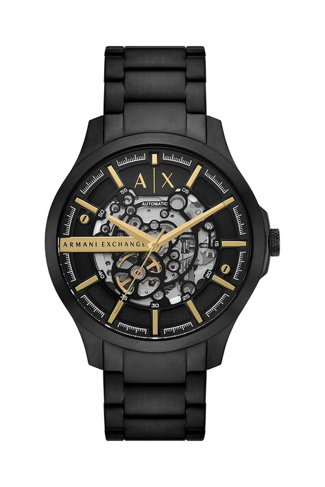Armani Exchange ceas HAMPTON barbati, culoarea negru, AX2463