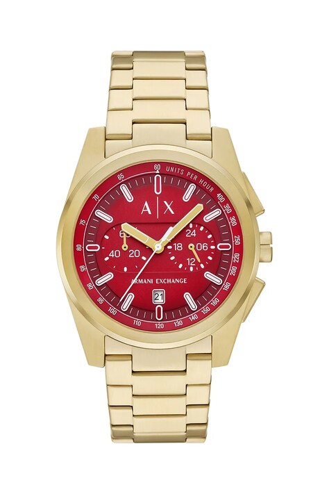 Hodinky Armani Exchange PARKER zlatá barva, AX2863