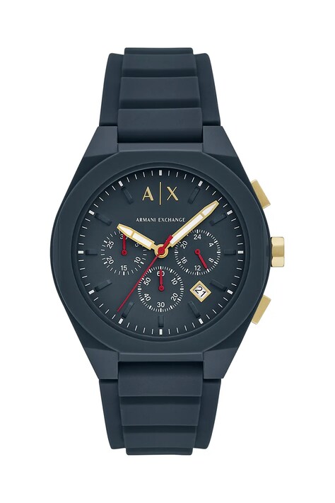 Годинник Armani Exchange RAFAEL чоловічий колір чорний AX4168