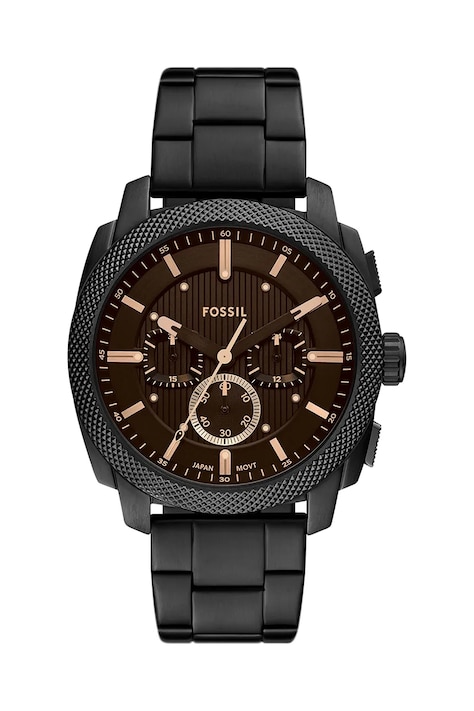 Hodinky Fossil MACHINE černá barva, FS6097