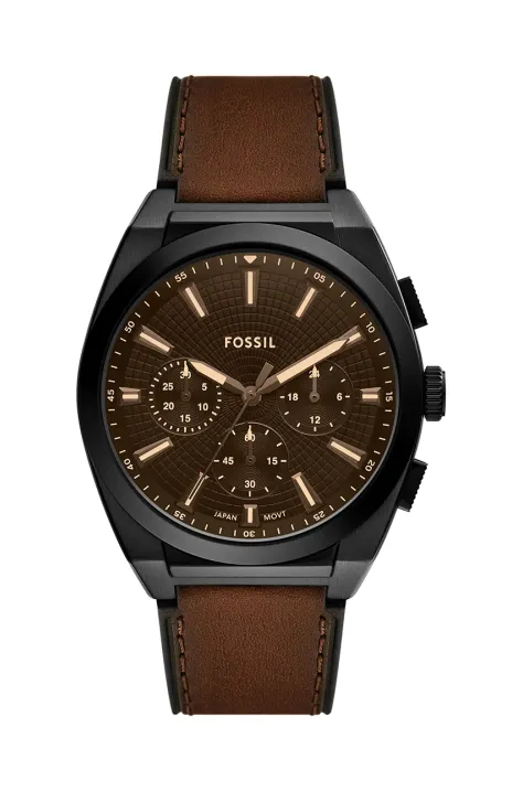 Часы Fossil EVERETT мужские цвет коричневый FS6108