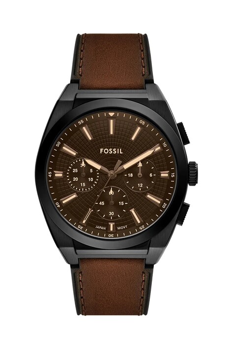 Часы Fossil EVERETT мужские цвет коричневый FS6108
