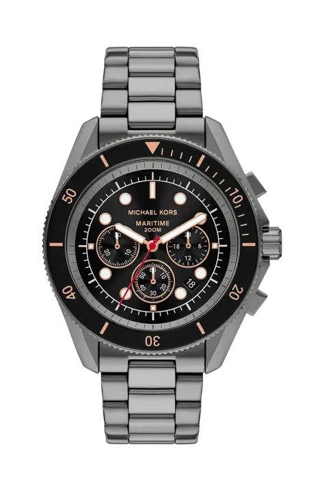 Michael Kors zegarek MARITIME męski kolor szary MK9204