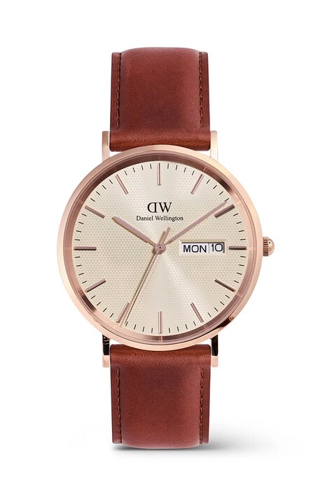 Годинник Daniel Wellington чоловічий колір коричневий DW00100829