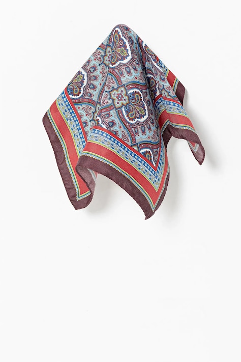 Копринено джобно каре Eton в червено A00031567