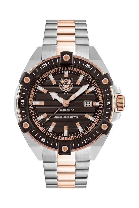 Ura PLEIN SPORT URBAN PULSE moška, črna barva, PSFDA0924