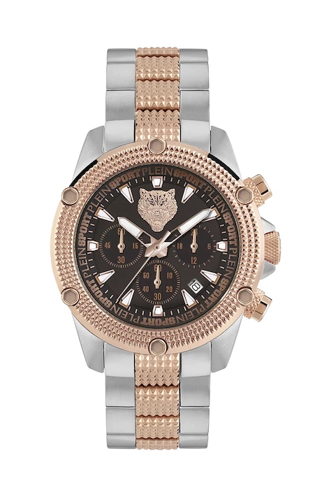 Ura PLEIN SPORT HURRICANE moška, rjava barva, PSDBA1424