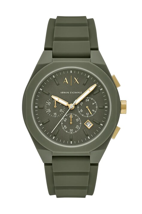 Armani Exchange zegarek męski kolor zielony AX4169