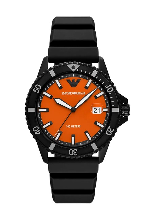 Emporio Armani zegarek męski kolor czarny AR11684