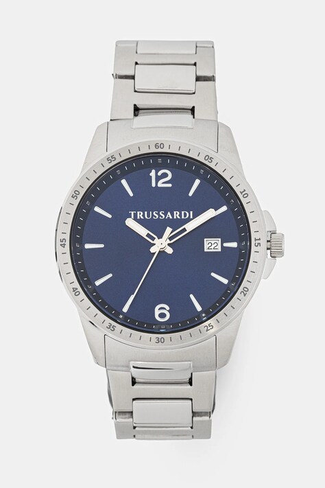 Trussardi zegarek T-HAWK męski kolor srebrny R2453153008