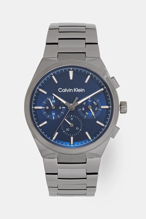 Calvin Klein zegarek męski kolor srebrny 25200443