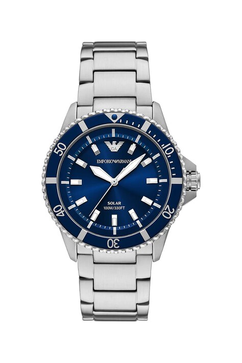 Emporio Armani zegarek męski kolor srebrny AR11697