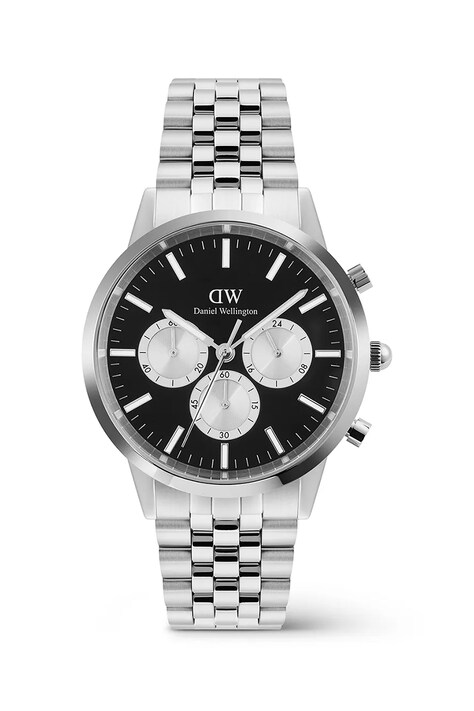 Daniel Wellington zegarek męski kolor srebrny DW00100873