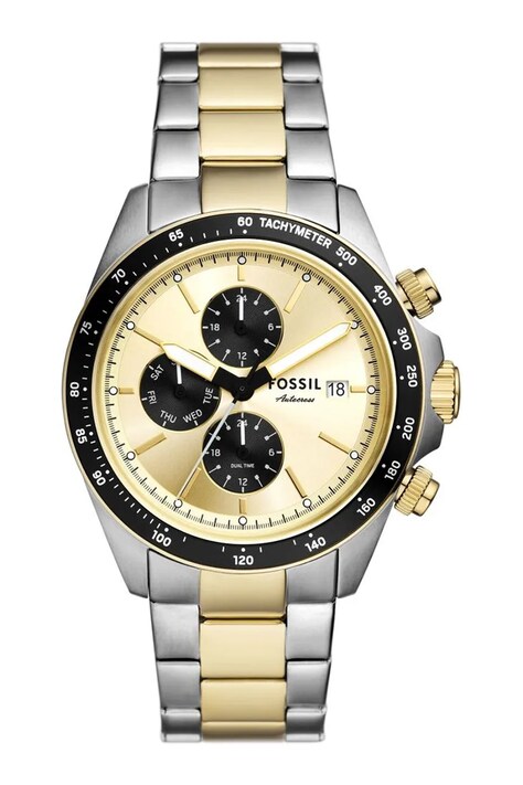 Fossil zegarek męski kolor złoty FS6126