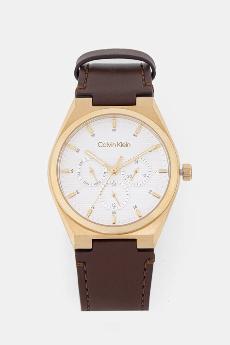 Calvin Klein zegarek męski kolor złoty 25200523