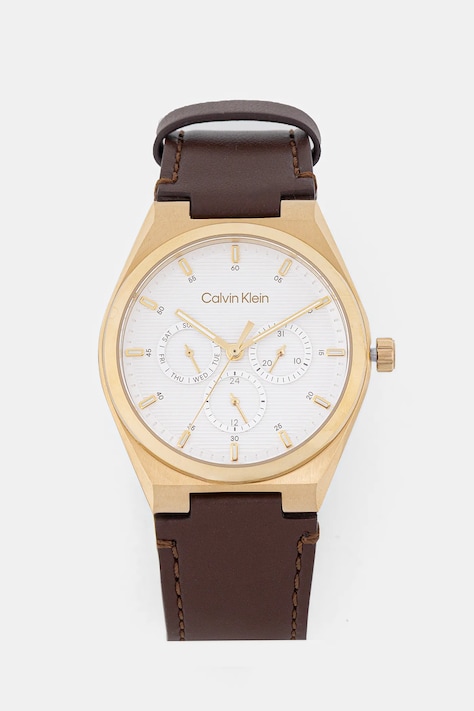Calvin Klein zegarek męski kolor złoty 25200523