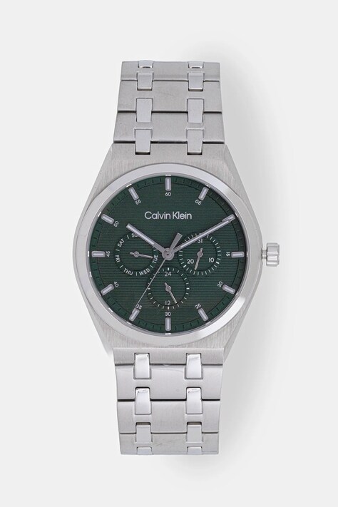 Ura Calvin Klein moška, srebrna barva, 25200521