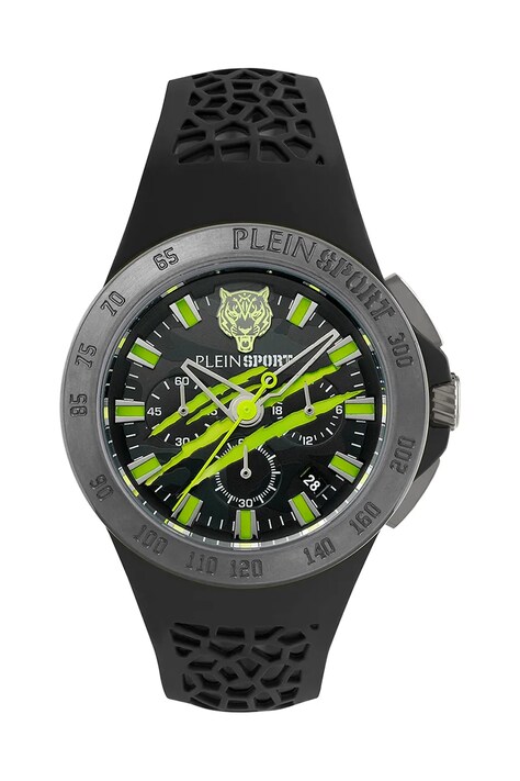PLEIN SPORT zegarek męski kolor czarny PSABA0623