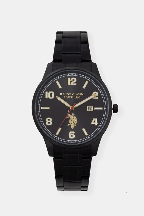 U.S. Polo Assn. zegarek JACOB męski kolor czarny USP7198BK