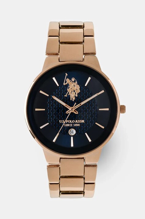 U.S. Polo Assn. zegarek LOGAN męski kolor złoty USP4889RG
