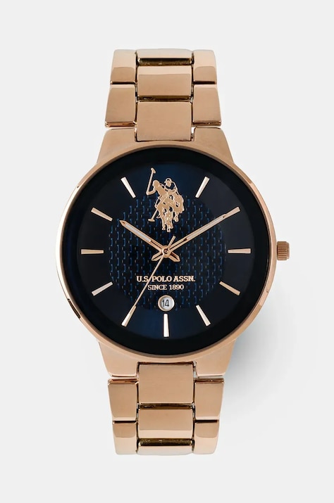 U.S. Polo Assn. zegarek LOGAN męski kolor złoty USP4889RG