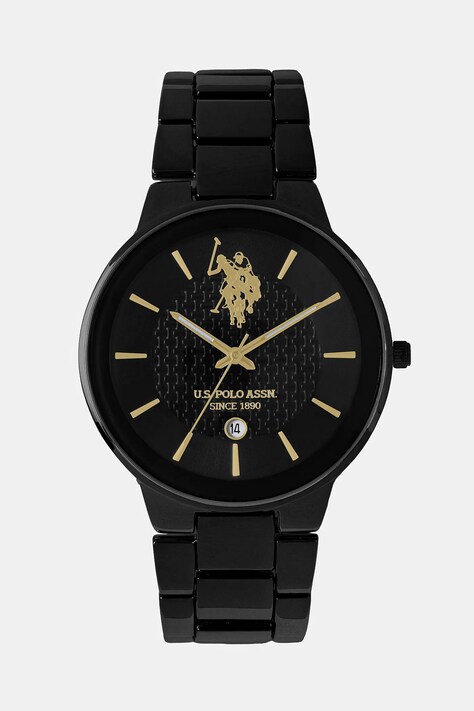 U.S. Polo Assn. zegarek LOGAN męski kolor czarny USP4891YG