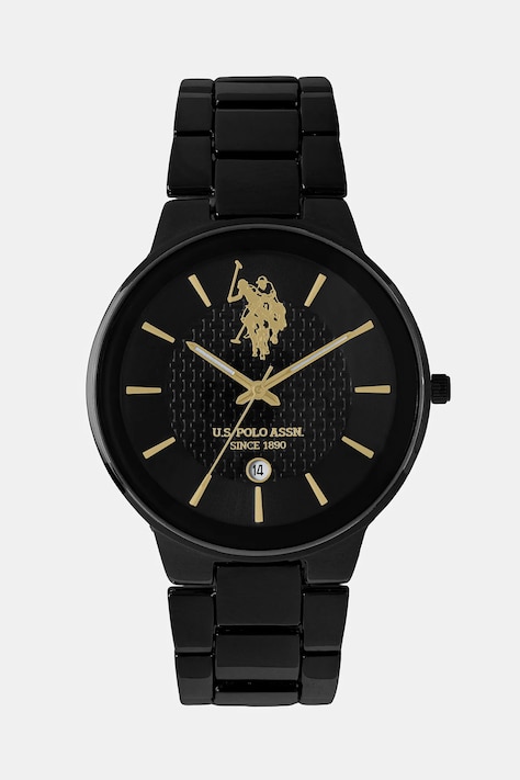 U.S. Polo Assn. zegarek LOGAN męski kolor czarny USP4891YG