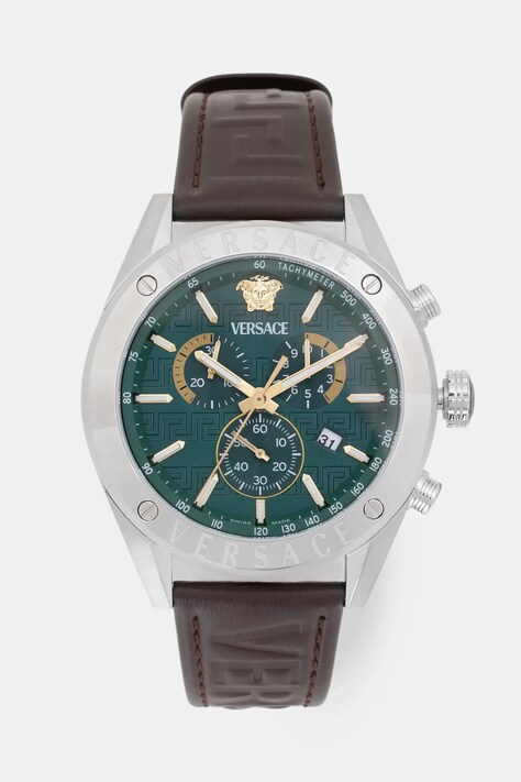 Versace zegarek męski kolor srebrny VEKJA0325