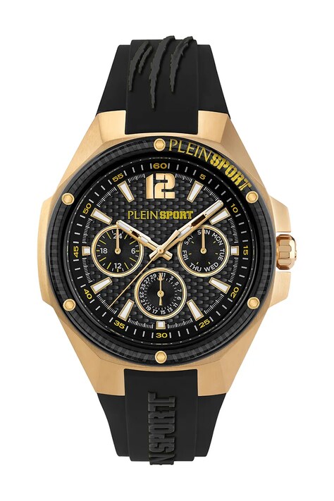 PLEIN SPORT zegarek męski kolor czarny PSLGA0325