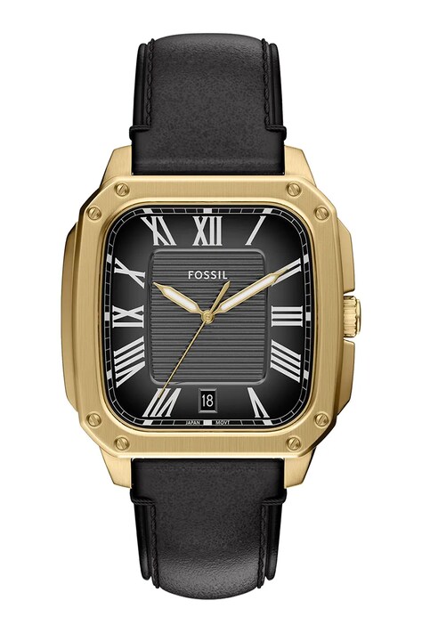 Fossil zegarek męski kolor czarny FS6151