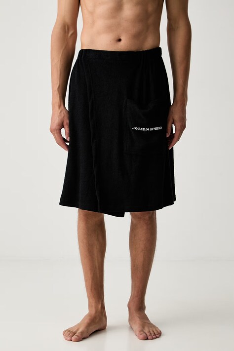 Aqua Speed ręcznik kąpielowy czarny KILT