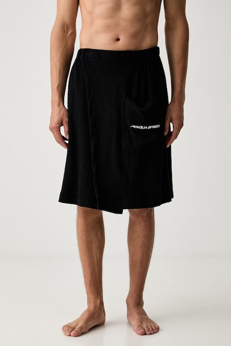 Aqua Speed ręcznik kąpielowy czarny KILT