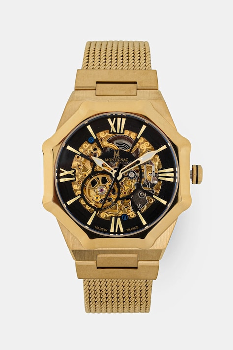 MONTIGNAC zegarek SENTINEL męski kolor złoty MOW807