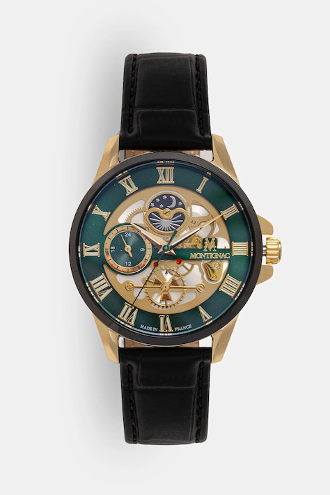 MONTIGNAC zegarek ORIGINE męski kolor czarny MOW609