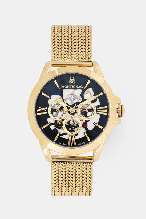 MONTIGNAC zegarek ORIGINE męski kolor złoty MOW1003