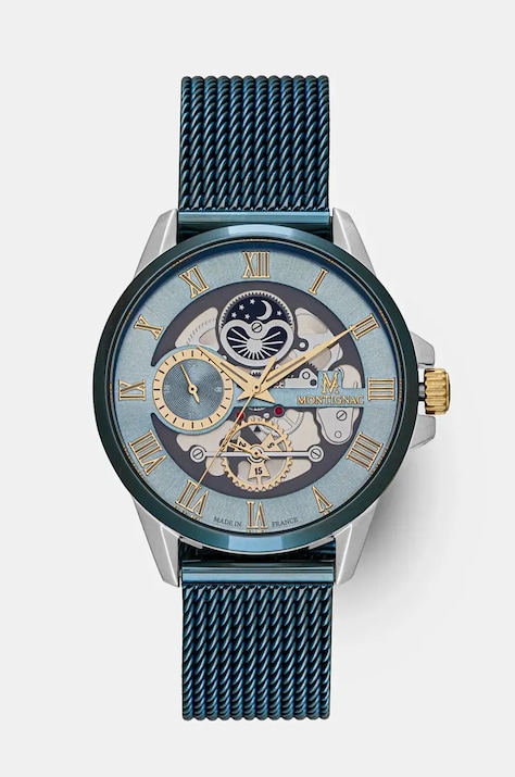 MONTIGNAC zegarek ORIGINE męski kolor niebieski MOW1100