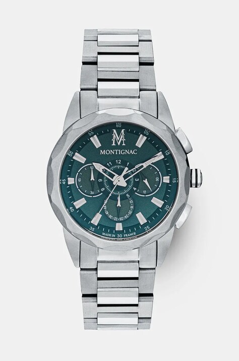 MONTIGNAC zegarek ORIGINE męski kolor srebrny MOW906