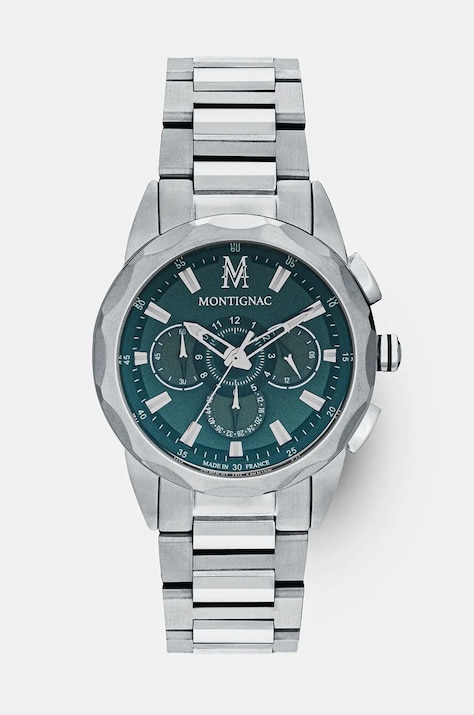 MONTIGNAC zegarek ORIGINE męski kolor srebrny MOW906