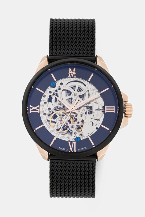 MONTIGNAC zegarek ORIGINE męski kolor czarny MOW006