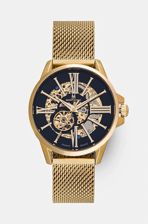 MONTIGNAC zegarek ORIGINE męski kolor złoty MOW150