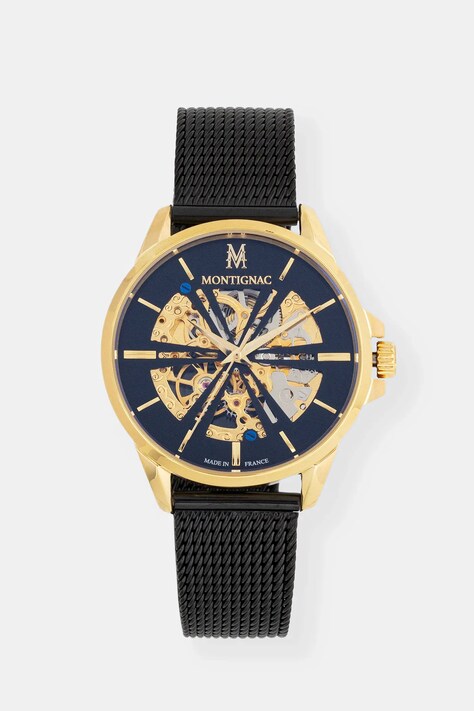 MONTIGNAC zegarek ORIGINE męski kolor czarny MOW404