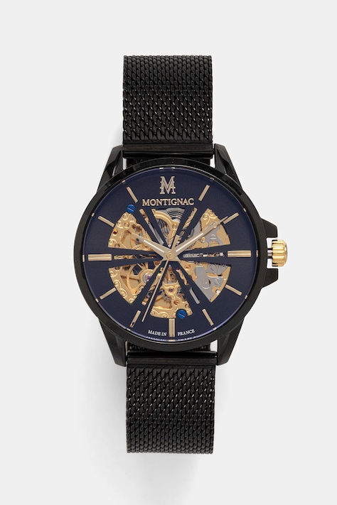 MONTIGNAC zegarek ORIGINE męski kolor czarny MOW403