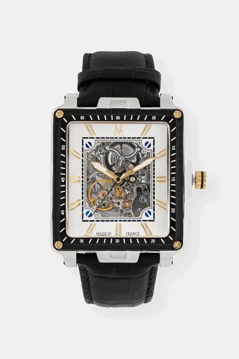 MONTIGNAC zegarek BLACKSMITH męski kolor czarny MOW904