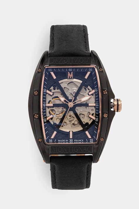MONTIGNAC zegarek PALADIN męski kolor czarny MOW506
