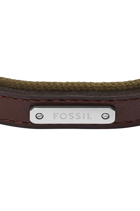 Fossil браслет чоловічий шкіряний Everett — AA00-AKM4HR, золотий — фото 2