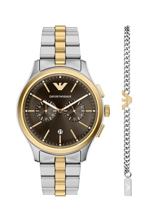 Emporio Armani zestaw zegarek i bransoletka męski Dario AR80084SET