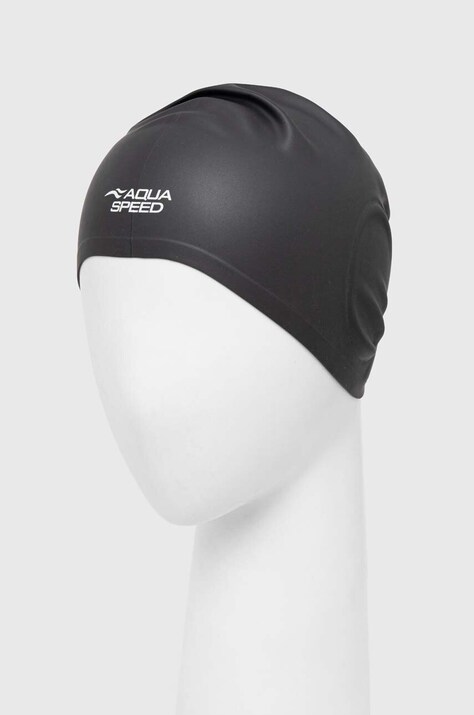 Aqua Speed czepek pływacki czarny EAR.CAP.V